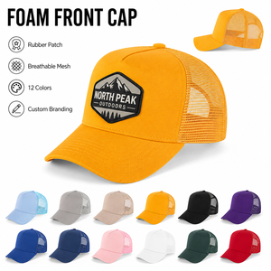 Gorra Trucker de Malla con Logotipo Personalizado, Gorra de 5 Paneles, Gorra de Béisbol Deportiva Promocional con Etiqueta Impresa Personalizada OEM - Product Image 1