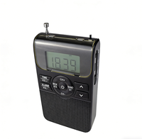 Kompaktes digitales Taschenradio mit Wecker für Pendler, Spaziergänge und Reisen