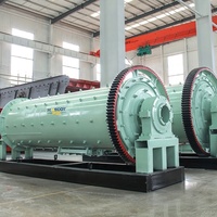 Broyeur à boulets sec efficace à fonctionnement continu, machine de broyage de roches minérales robuste pour l'exploitation minière, la carrière et l'industrie