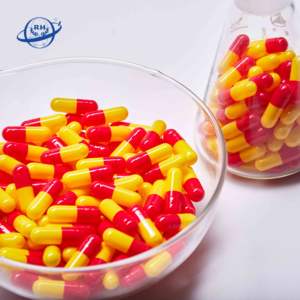 Cápsula adelgazante vacía de fabricación china, cápsula azul y blanca - Product Image 3