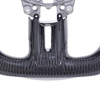 Accessoires d'intérieur de voiture personnalisés Volant en fibre de carbone pour Ford Mustang