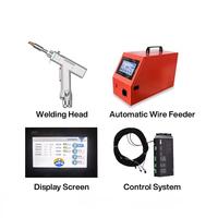 Tête de soudage laser portative SUP21T/23T avec système de soudeuse à commande automatique et alimentation en fil pour machine de nettoyage par soudage à fibre