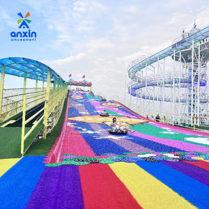 מגלשת קשת בענן למשפחה, פנים/חוץ, צבע וגודל בהתאמה אישית, מגלשת פלסטיק לילדים והורים, לגן משחקים בבית הספר - Product Image 1