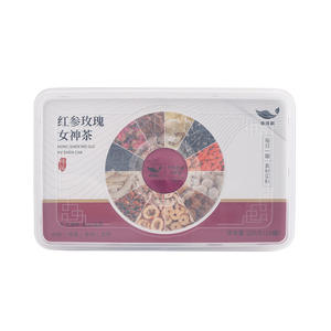 Thé chinois blanchissant pour la peau aux 12 saveurs traditionnelles, thé nourrissant au ginseng rouge et à la rose pour femmes, supplément de santé en gros - Product Image 6