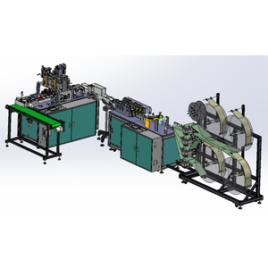High-Speed 3 Layer <strong>Disposable</strong> Face Mask Making <strong>Machine</strong> Fully Automatic with Dust-Free Flat Mask Feature - Product Image 3