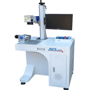 Heiße 20W 30W Faserlaser beschriftung maschine mit Rotationsfaser-Laser gravur maschine für Stift