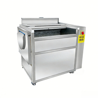 Machine industrielle de lavage et de pelage de pommes de terre, taro, carottes, ignames, racines de lotus et oignons, grande capacité, 1 tonne par heure, modèle XCJ100, à vendre