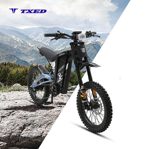 TXED 20インチ3.0 ユニーク電動ダートバイク 52V/1200W/20Ahリチウムバッテリー フルサスペンション 7速油圧ディスクブレーキ電動自転車 - Product Image 1