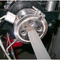 Extrudeuse de petite feuille électrique, pour la fabrication de paille