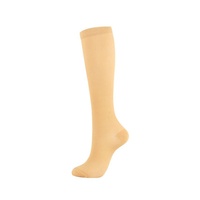 Chaussettes de compression graduée tricotées ODM pour la course et le cyclisme, en nylon respirant, soutien athlétique pour hommes et femmes