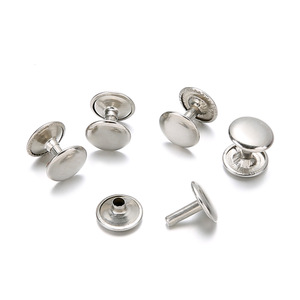Rivets à pression double face Jinkun, tête de bouton en fer poli pour sacs, chaussures et accessoires - Product Image 3