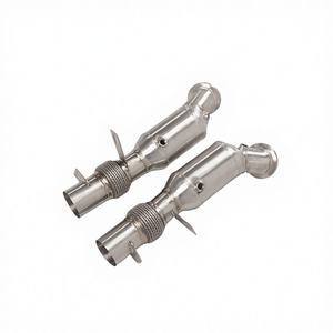 Collecteur d'échappement à haut débit en acier inoxydable pour BMW760 <span class=keywords><strong>760Li</strong></span> <span class=keywords><strong>V12</strong></span> 6.0T 2009-2015 SS304 Amélioration des performances Voiture de sport Son de vague - Product Image 1