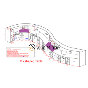 Bancone Reception Personalizzato per Ospedali, Cliniche e Studi Medici - Tavolo Reception su Misura per Uffici Medici - Product Image 6