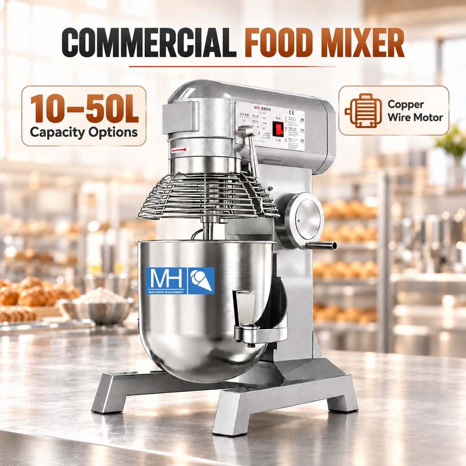 Speed Dist Time Adjustable Speed Spiral Dough Mixer Dough Mixing Machine for Bread ...