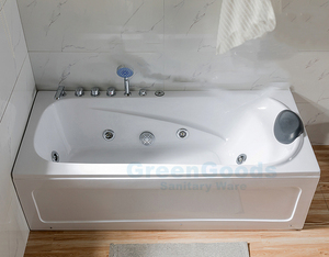 Baignoire de Massage intérieure japonaise pour une personne, frap, blanc, Jet acrylique, tourbillon - Product Image 4
