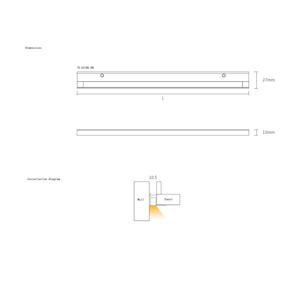 Nouveau capteur de mouvement en aluminium <span class=keywords><strong>led</strong></span> <span class=keywords><strong>Led</strong></span> <span class=keywords><strong>sous</strong></span> les armoires placard <span class=keywords><strong>cuisine</strong></span> <span class=keywords><strong>barre</strong></span> armoire lumière - Product Image 5