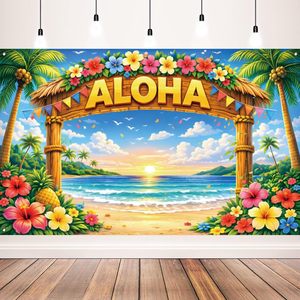 Fondo Fotográfico de Regreso a Clases, con Diseño de Manzana, Globo Terráqueo y Autobús, Guirnalda Colorida, Decoración para Fiestas, Personalizable - Product Image 6