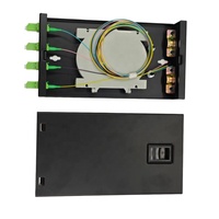 Boîtier de terminaison de fibre optique monomode LC APC à 4 cœurs, unité murale de bureau pour infrastructure de communication optique intérieure