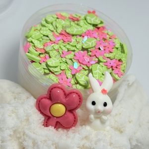 Kit de Slime de Cristal Personalizado CHENXI, Accesorio de Conejito Adorable, Educativo, DIY, 6 Colores, 150 ml, Juguete Antiestrés, Slime Súper Elástico - Product Image 4