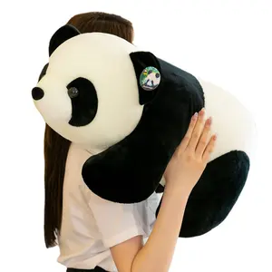 공장 하이 퀄리티 25cm 부드러운 박제 팬더 테디 베어 동물 부드러운 인형 봉제 팬더 장난감 어린이 장난감 중국 통통 곰