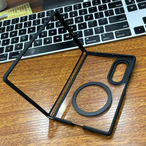Nuova custodia magnetica trasparente <span class=keywords><strong>Dux</strong></span> per telefono cellulare, design astronauta, ultra sottile, antiurto, in TPU+PC, per Fold 8 Ultra Magnetic - Product Image 3