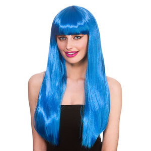 <span class=keywords><strong>Accessoires</strong></span> de fête d'Halloween Perruques de cosplay bon marché Perruques blondes longues et droites pour femmes - Product Image 3