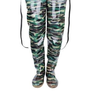 Bottes de pluie camouflage imperméables montantes 80 cm épaissies pour la pêche, la pêche à la ligne et la plantation du riz, à enfiler pour homme - Product Image 5