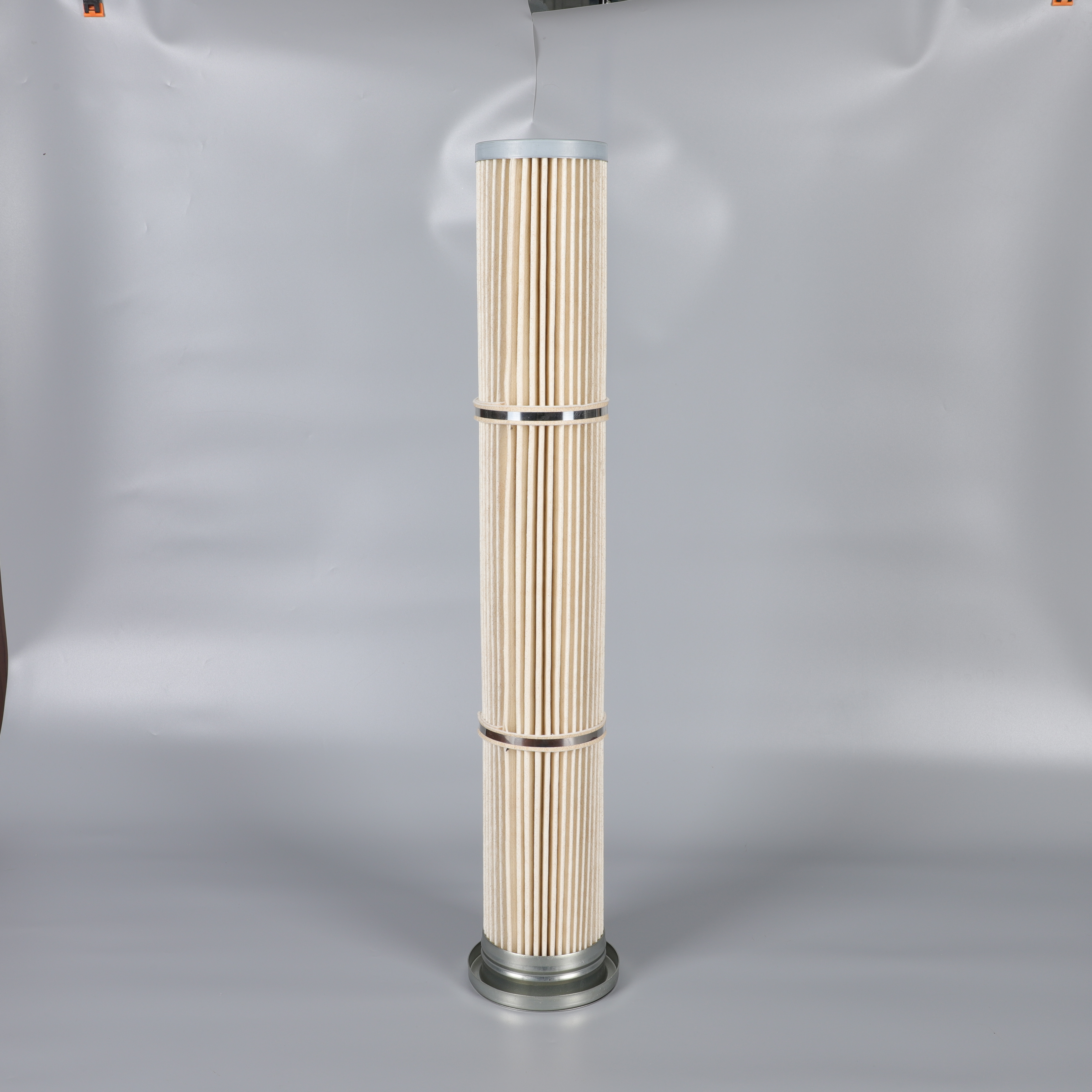High Temperature Resistant Flame Retardant Cartridge Air Filter Element Industrial Dust Collector Filter Element Polyester Fiber