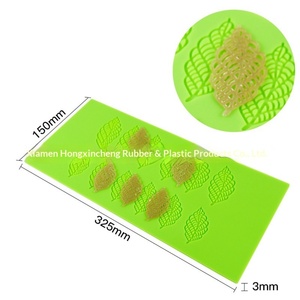 Molde de Silicona Decorativo para Postres, Pudín, Chocolate, Molde para Hornear en Casa, Molde para Fondant con Forma de Hoja, 15 cm - Product Image 2