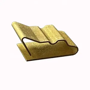 Custom manufacturing metal brass electric battery contacts