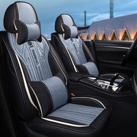 Housses de siège de voiture universelles en cuir de luxe Accessoires de voiture intérieurs pour revêtement de siège Mustang Premium