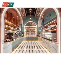 Système d'étagères de présentation pour café en mélamine verrouillable, idéal pour les magasins de détail, fabriqué à Guangzhou