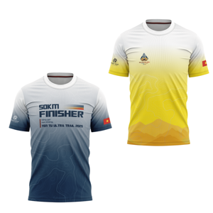 T-shirt de course personnalisé pour le sport, matière 95% coton 5% élasthanne, vente en gros, fabrication au Vietnam - Product Image 1