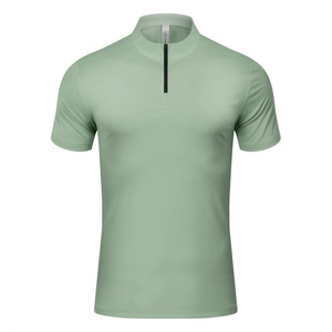 Polo Personalizable de Manga Corta con Cuello Alto, Transpirable y de Secado Rápido para Uniformes de Trabajo en Equipo, Talla Adulto - Product Image 2