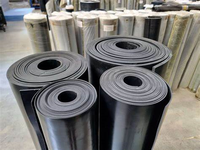 Membrane d'étanchéité en caoutchouc synthétique EPDM durable, imperméable, élastomère, hautement flexible, blanche et noire, pour systèmes de toiture à pente basse