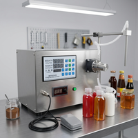 Machine de remplissage semi-automatique à pompe magnétique haute performance pour liquides, équipement de remplissage de boissons et d'eau avec contrôle précis du volume pour l'industrie alimentaire