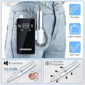 Professional 30000rpm Electric Nail <b>Drill</b> Set for Acrylic Nails 30000rpm Manicure Pedicure Tools Plastic Machine - Product Image 6