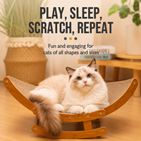 Fauteuil à chat à bascule sur mesure en carton recyclé, griffoir, maison pour chat, planche à griffer, jouet de détente pour animaux de compagnie, vente en gros