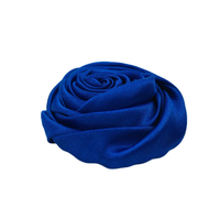 Buatan tangan 5cm bunga pita poliester High-End bunga mawar untuk penggunaan dinding topi dada & aksesori pakaian