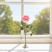 Fleurs artificielles de qualité supérieure pour fleuristes, roses à toucher réel pour mariage, par le fabricant Oh Arts