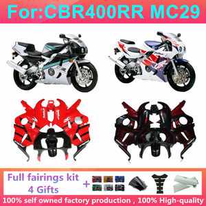 ชุดแฟริ่งมอเตอร์ไซค์สำหรับ Honda CBR400RR NC29 CBR400 <span class=keywords><strong>CBR</strong></span> <span class=keywords><strong>400</strong></span> RR MC29 ปี 1991 <span class=keywords><strong>1992</strong></span> 1993 1994 1990 - 1999 ชุดแฟริ่งตัวถัง - Product Image 1