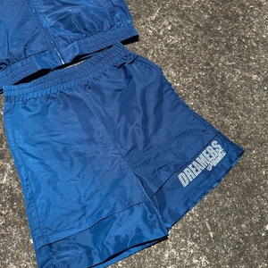 Custom Two Piece Sweatsuit Cut and <b>Sew</b> Tracksuit Design Streetwear 3m Reflective Nylon Mens Windbreaker Short <b>Set</b> - Product Image 4