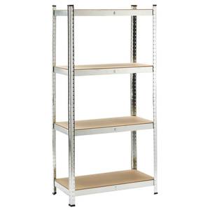Étagère en métal et MDF à 4 niveaux, unité de rangement Garden Friend pour la maison ou le garage - Product Image 1