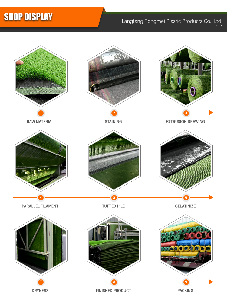 Factory Directly high quality Artificial grass price / for Football Lawn / garden and sports flooring
