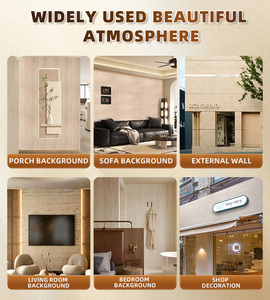 MCM FOE Service Dalle murale en pierre 3D souple pour l'extérieur Carreau de panneau en pierre artificielle pour l'extérieur, l'<span class=keywords><strong>intérieur</strong></span> pour le revêtement du salon de la <span class=keywords><strong>maison</strong></span> - Product Image 6