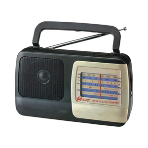 วิทยุพกพา Retro 5 แบนด์ AM FM SW พร้อมฟังก์ชั่น AC/DC ความไวสูง ลำโพงในตัว และหูหิ้ว - Product Image 1