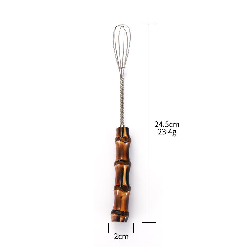 Black bamboo egg beater