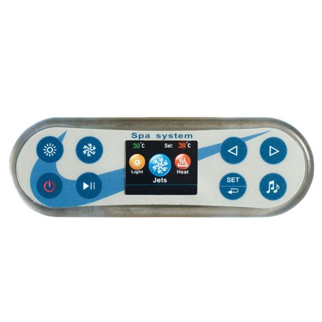 Modern Design Remote Control System for Electric Spa Touch Screen Hot Tub Controller Panel TFT 2.0 Color Screen 12 Jets 60gal+