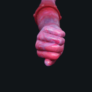 Le pénis de simulation l'épée de Dieu antique est le prototype de la poignée est une fusion de jouets sexuels lesbiens bleus et flammes - Product Image 5