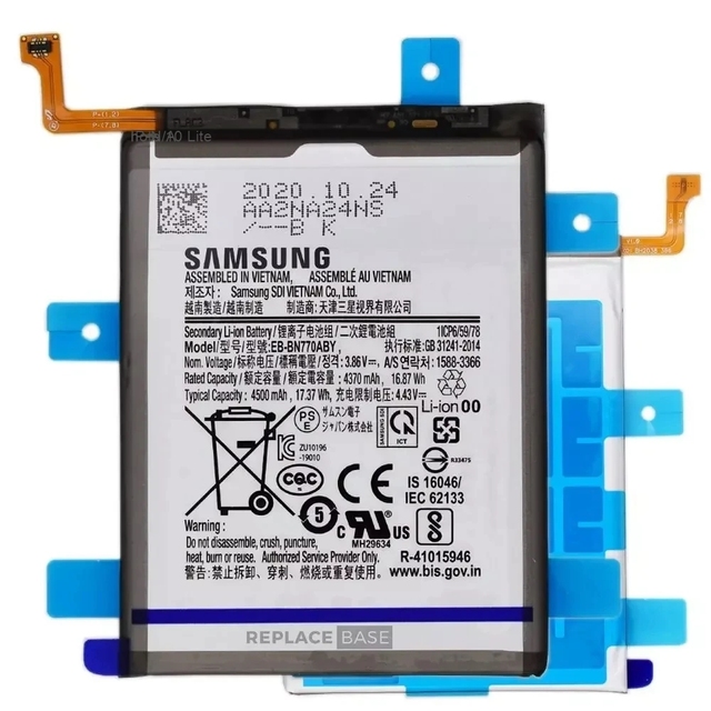Original Battery EB-BN770ABY 970 972 for Samsung Galaxy Note10 Lite NOTE 10 PLUS Phone Battery High Capacity Battery